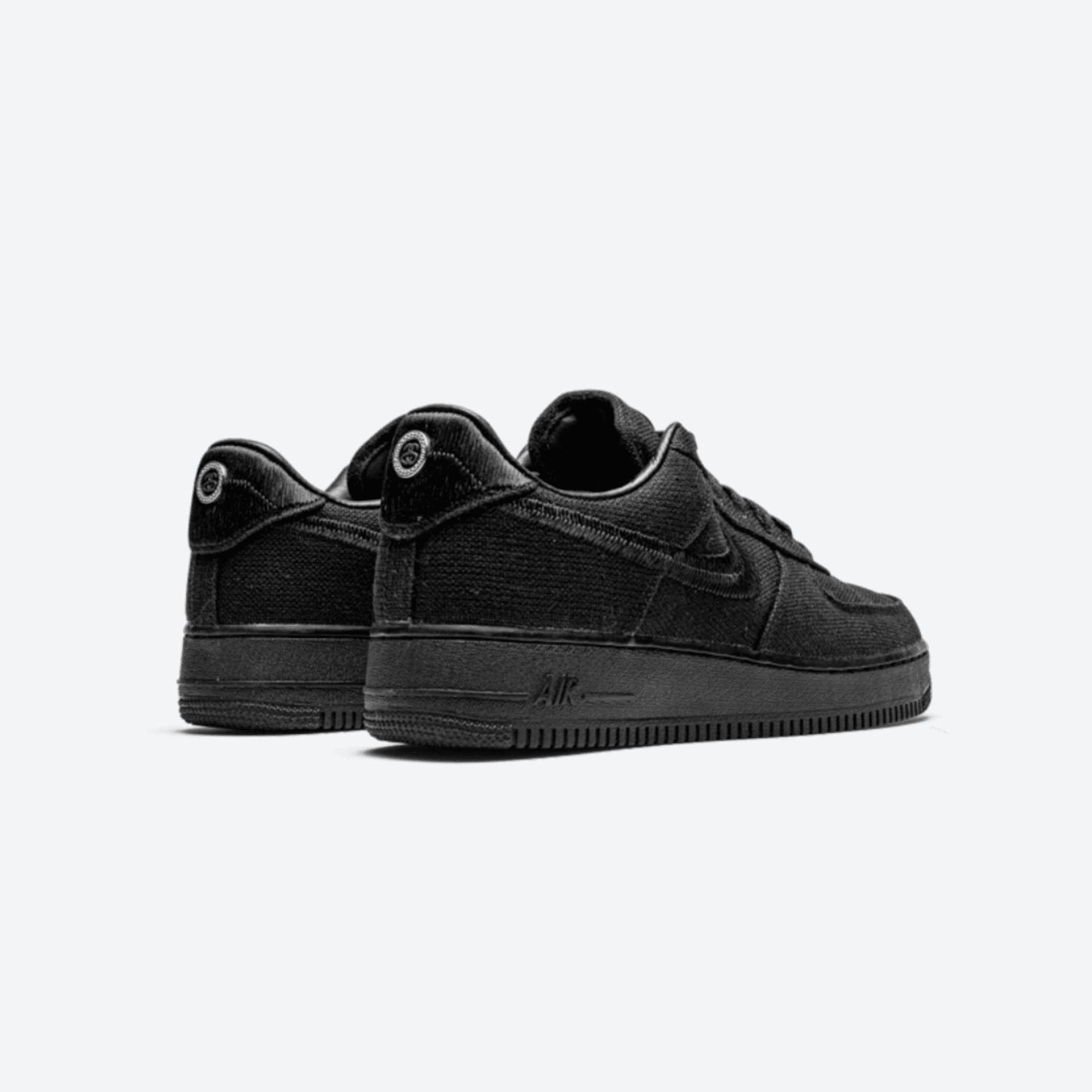 Stussy x Nike Air Force 1 Low Black - 3