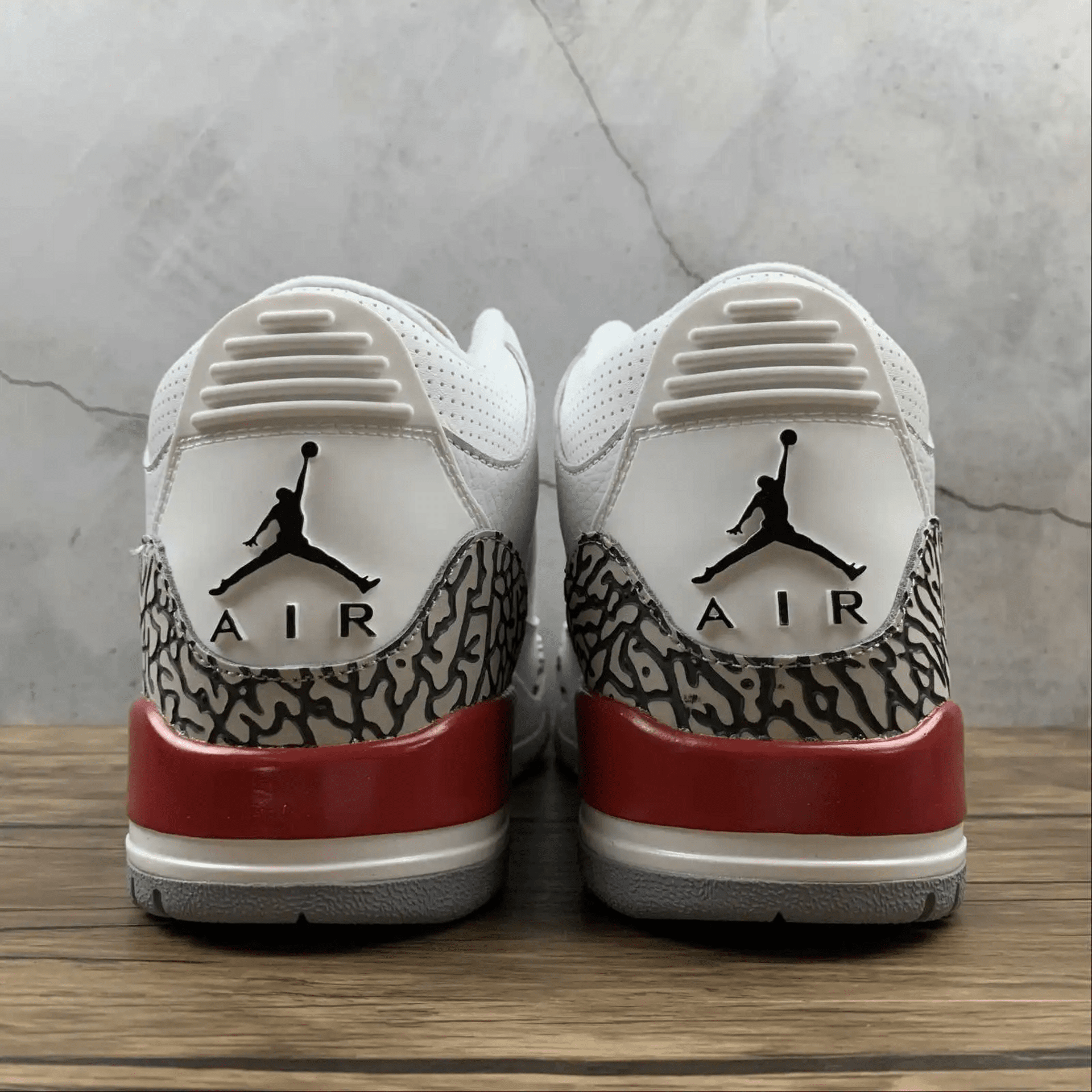 AJ 3 White Red - 3