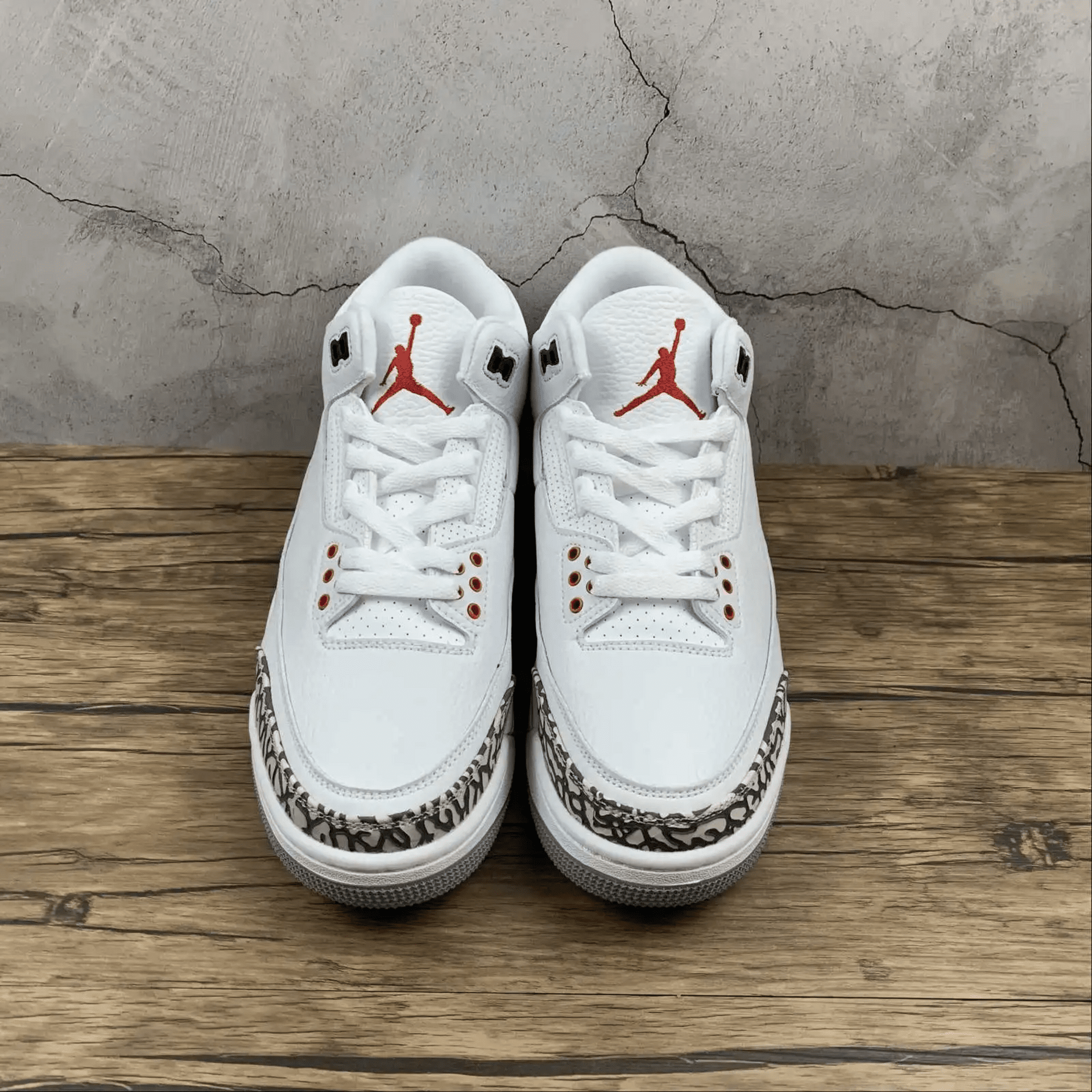 AJ 3 White Red - 2