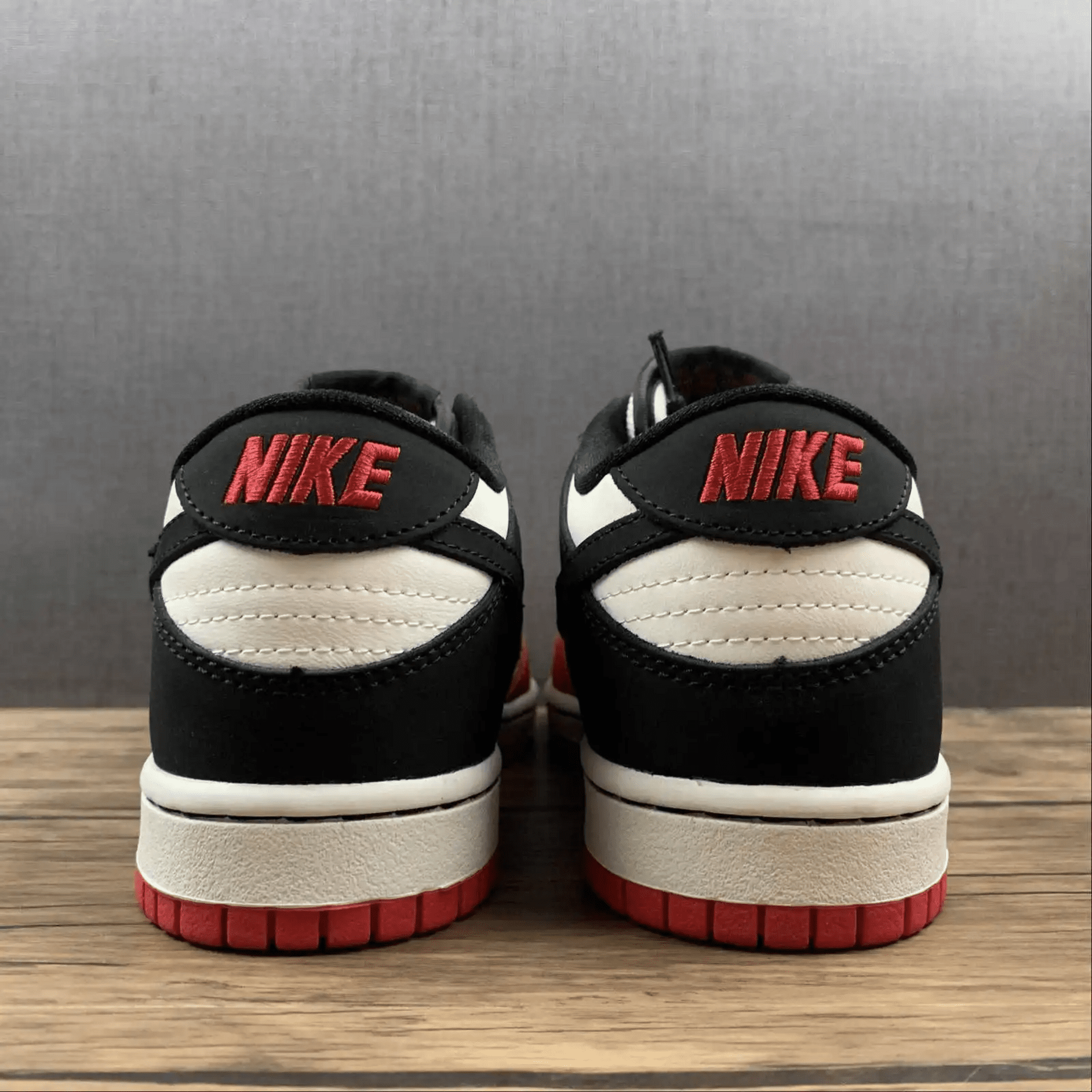 NK SB Dunk Black and Red - 3