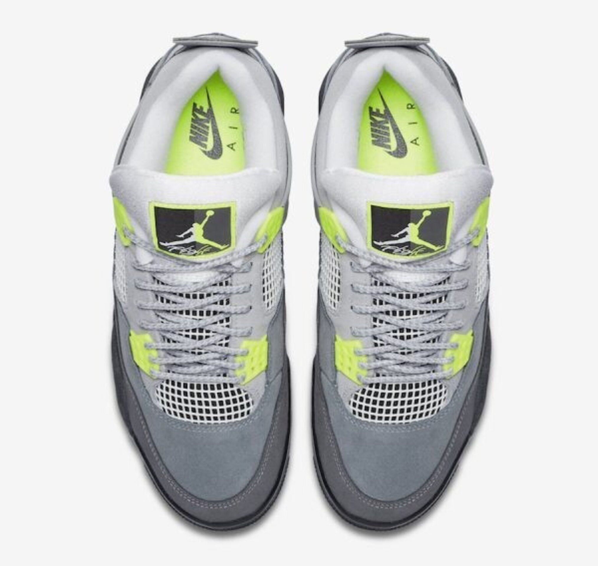 AJ 4 Neon Fluor - 2