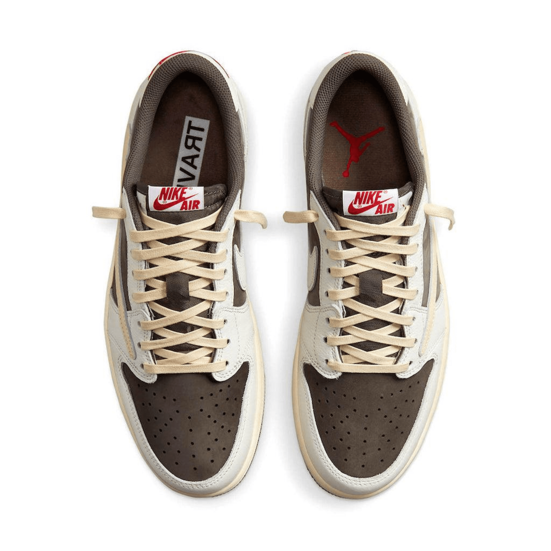 AJ1 low x Travis Scott dark mocha reverse - 3